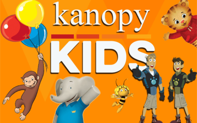 Kanopy Kids graphic.