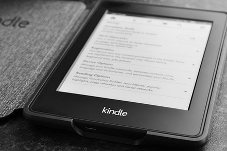 Kindle Paperwhite on table
